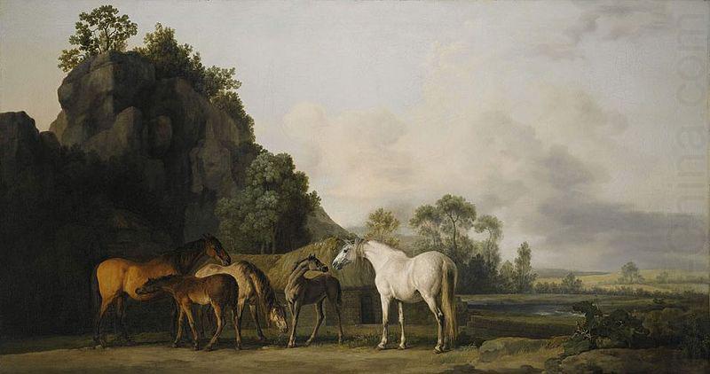 George Stubbs Brood Mares and Foals, china oil painting image
